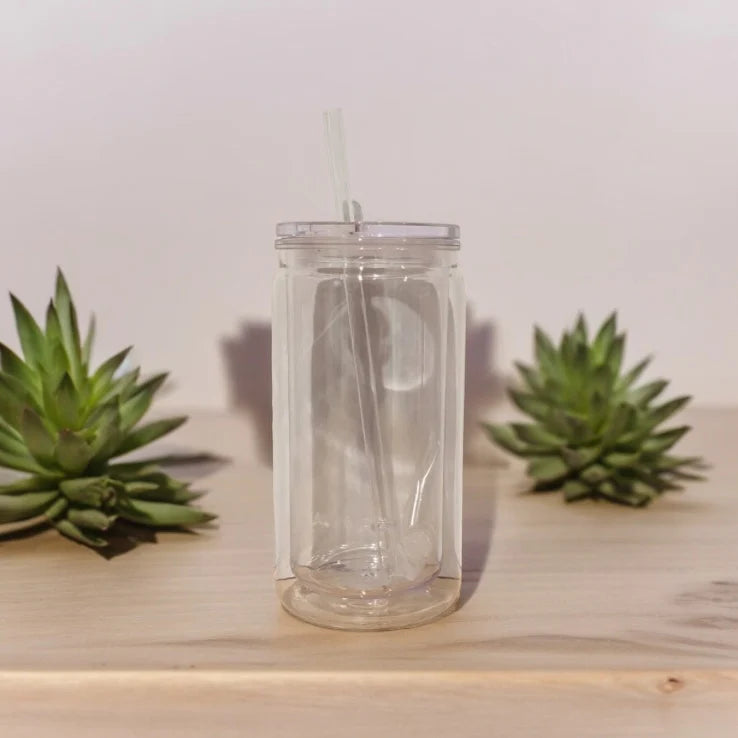 16oz snow globe tumbler (glitter lava slime ect)