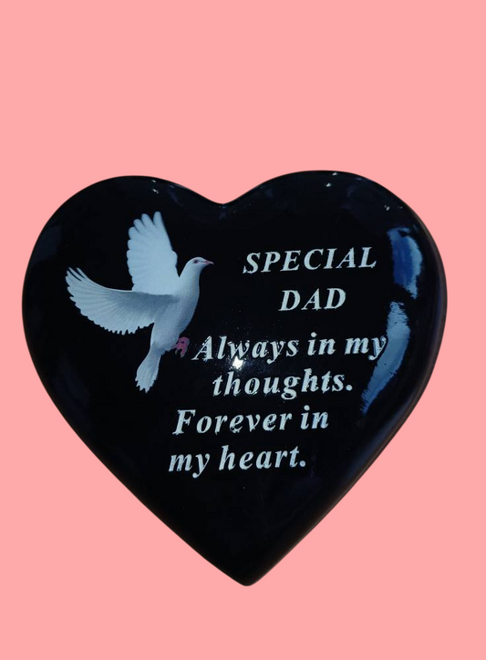 graveside special dad dove heart