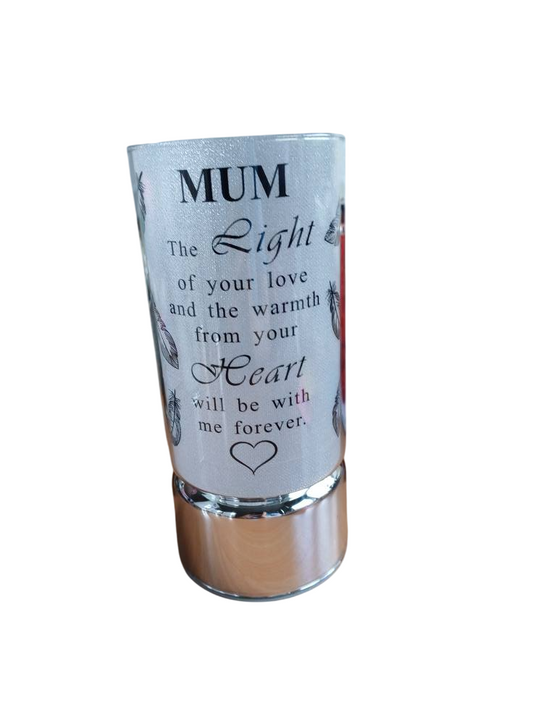 mum memorial lamp