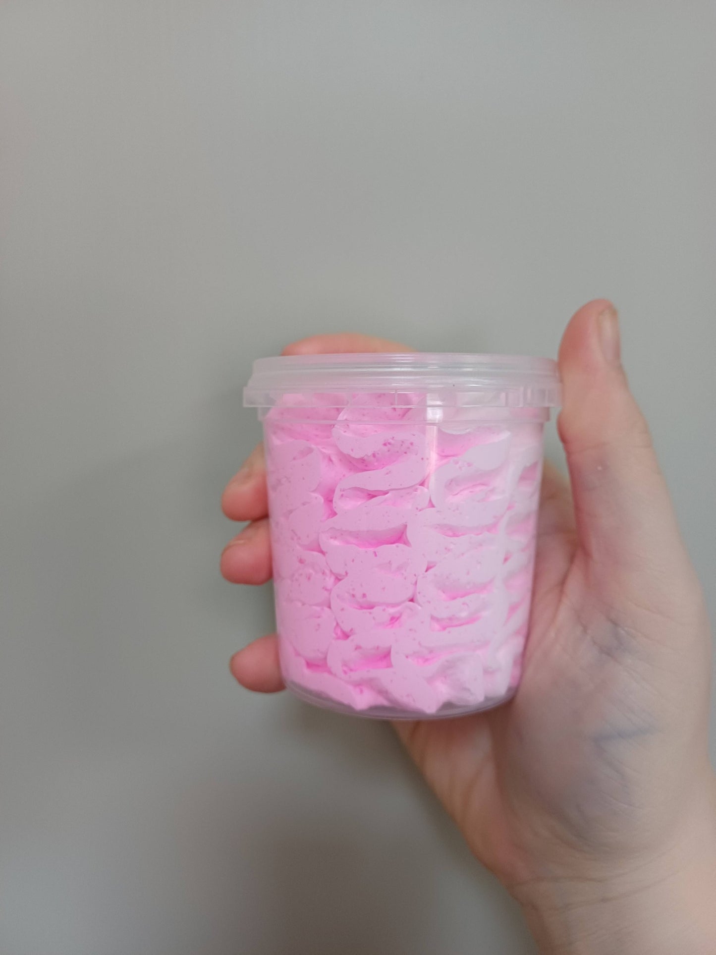 Raspberry Ripple Whipped Soap