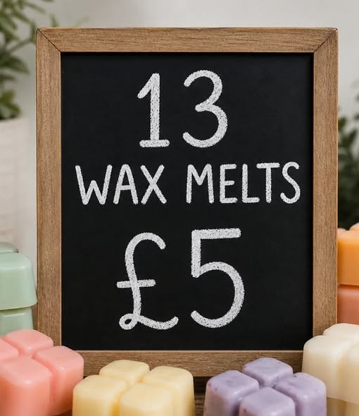 13 wax shapes £5